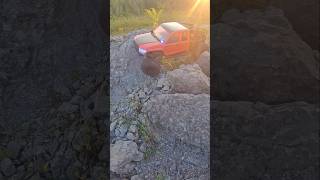 axial axialscx6 scx6 rc truck honcho rocks offroading rccar toys crawl climb rockcrawl [upl. by Eilahtan]