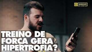 Laercio responde treino de força provoca hipertrofia muscular [upl. by Demb591]