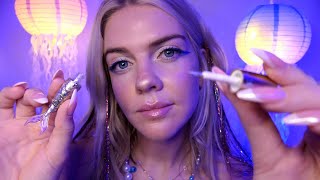 ASMR  Sirèna te transforme en sirène 🧜🏼‍♀️ maquillage cheveux… [upl. by Mozza508]