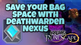 Save Your Bag Space with Deathwarden Nexus  Necromancy Pouch  Runescape 3 [upl. by Dalt]