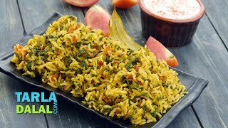 Tomato Methi Rice  Iron Rich Recipe  by Tarla Dalal [upl. by Naujaj599]