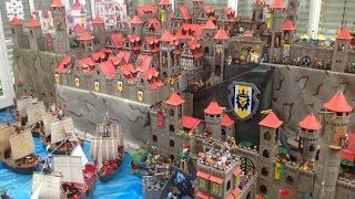 Playmobil  Pirates  Knights  Castle  Ritterburg  Piratenschiff  Ritter [upl. by Yelnoc]