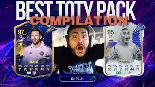 EAFC 24 BEST TOTY PACKS COMPILATION [upl. by Eatnad]