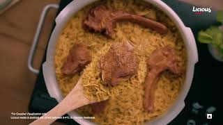 Enjoy meatier Mutton Biryani at home  Licious ReadytoCook Biryani [upl. by Naed829]