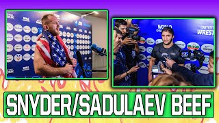 Sadulaev Calls out KYLE SNYDER after 2022 World Championships in Belgrade [upl. by Norahc270]