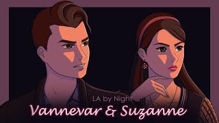 Vannevar amp Suzanne  LA by Night Fanart  Speed Painting  Clip Studio Paint [upl. by Young621]