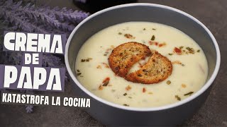 Receta de CREMA de PAPA fácil y riquísima [upl. by Hiamerej]