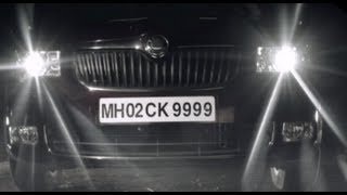 SKODA Superb  Adaptive Frontlight System [upl. by Eednyl355]