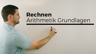 Rechnen Arithmetik Grundlagen Teil 2 Potenzgesetze Wurzel Bruch Basics  Mathe by Daniel Jung [upl. by Acirrej323]