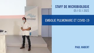 Embolie pulmonaire et COVID19 [upl. by Theta]