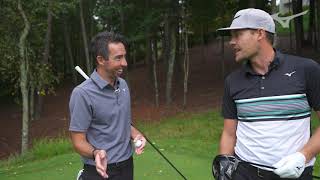 FIRST HIT Mizuno STG 220 DRIVER with Fredrik Lindblom [upl. by Ecar]