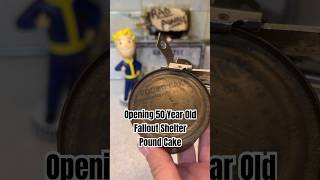 Opening 53 Year Old Fallout Shelter Pound Cake☢️ [upl. by Canale]