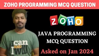 Zoho Java Programming MCQ Question  Zoho Questions 2024  BiNaRiEs [upl. by Anirpas]