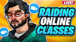 🔴RAIDING ONLINE CLASSES FACECAM [upl. by Aliuqahs91]