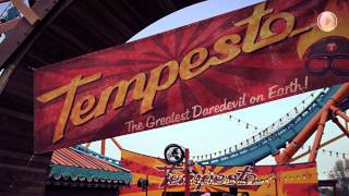 Tempesto  The Stunt  Busch Gardens Williamsburg VA [upl. by Mick933]