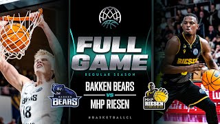 Bakken Bears v MHP Riesen  Full Game  Basketball Champions League 202223 [upl. by Boru]