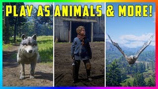 Red Dead Redemption 2  How To Play As ALL Animals Gang Members SECRET Characters amp MORE RDR2 [upl. by Dietsche90]