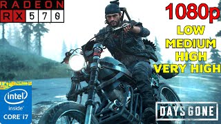 DAYS GONE  i7  3770  Rx 570 4GB  12GB Ram 1080p All Settings [upl. by Aleahs]