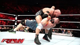 John Cena vs Ryback Raw Nov 10 2014 [upl. by Nomyar]