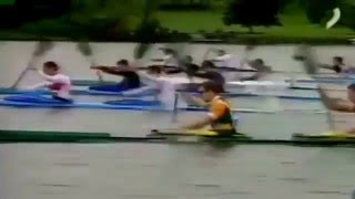 1997 ICF World Championship DartmouthCanada Canoeing Mens K2 1000 m Final 169 [upl. by Fairfield]