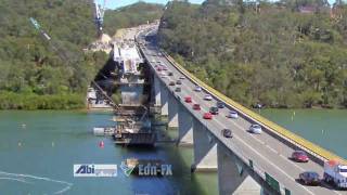 Timelapse construction of Alfords Point Bridge Duplication by EonFX [upl. by Newel]