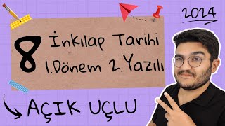 8Sınıf İnkılap Tarihi 1Dönem 2Yazılı Açık Uçlu Sorular [upl. by Haimirej]