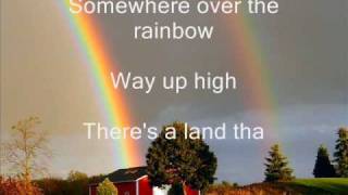 Judy Garland  Somewhere over the rainbow lyrics [upl. by Namya]