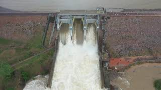 Townsville Floods 2019 Drone Footage of Dam Spillway 3022019 [upl. by Aiekram702]