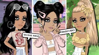 GIVING FANS AESTHETIC MAKEOVERS ON MSP [upl. by Golanka]