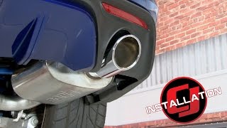 20152020 Mustang EcoBoost Muffler Delete AxleBack Exhaust Polished Tips Sound Clip amp Review [upl. by Aniara697]