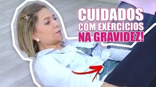 Personal Gestante fala na TV sobre OS CUIDADOS COM EXERCÍCIOS DURANTE A GRAVIDEZ [upl. by Mendie]