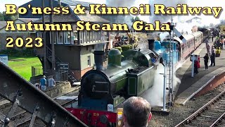 Bo’ness Railway Autumn Steam Gala 2023 [upl. by Eirised]