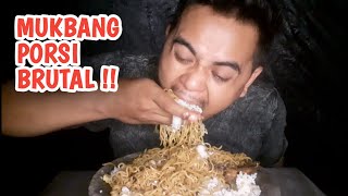 MUKBANG MIE GORENG  NASI PAKEK IKAN SOUP EDAMAME [upl. by Nnylecyoj818]