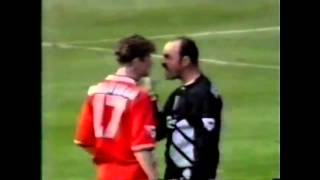 Bruce Grobbelaar amp Steve McManaman On Field Bust Up LFC [upl. by Ri]