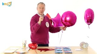 How To Tie a Foil Balloon and Funky Badges  BMTV 42 [upl. by Justicz]