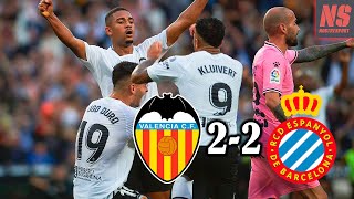 VALENCIA 22 ESPANYOL Análisis del partido [upl. by Healey]