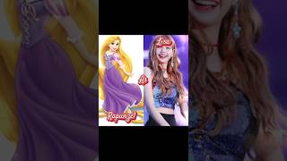 Blackpink members as Disney princess characters 🥰🥰🥰🥰🥰🥰🥰 blackpink disney [upl. by Ainatnas]