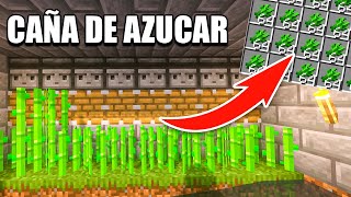 👉 GRANJA DE CAÑA DE AZUCAR 118 😱 1181 1182  2022 MINECRAFT BEDROCK 118 GRANJA de CAÑA FÁCIL [upl. by Nacim394]