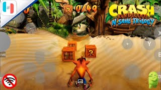 تجربة لعبة Crash Bandicoot N Sane Trilogy على محاكي  Ryujinx V1045  Mediatek Helio G95 [upl. by Damaris]