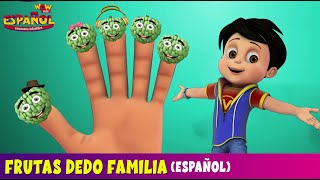 Finger Family  Frutas Dedo Familia  Spanish Song  Vir Rhymes  Spanish Poems For Kids [upl. by Annaiel]