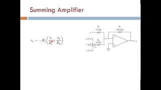 Summing Amplifier Arabic Narration [upl. by Bernardo763]