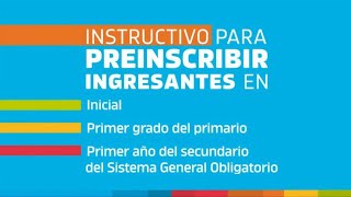 Preinscripciones escolares mirá cómo hacer el trámite [upl. by Fernando]