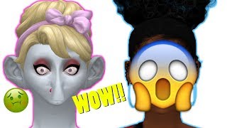 UGLY TO BEAUTY CHALLENGE W A SUBSCRIBER😂😍  The Sims 4 [upl. by Prady]