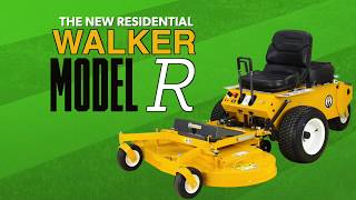 The All New Residential Walker Mower Model R [upl. by Brouwer]