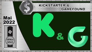 Kickstarter  Gamefound Brettspiele Mai 2022  Ausblick für Solo und kooperative Brettspiele [upl. by Attenod]