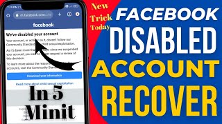 how to recover disabled facebook account 2023 without id  facebook disabled account recovery 2023 [upl. by Flieger846]