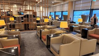 LHR London Heathrow Singapore Airlines SilverKris Business Class Lounge Terminal 2 [upl. by Lorenza524]