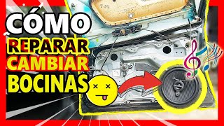 Como REPARAR o CAMBIAR BOCINAS Volkswagen JETTA  Desmontar panel lateral puerta JETTA Bora Clasico [upl. by Lucille]