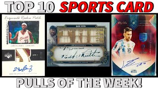 TOP 10 SPORTS CARD PULLS OF THE WEEK  EP 76  THE BIGGEST SHOW OF THE YEAR 🤯 [upl. by Garibold]