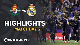 Highlights Real Valladolid vs Real Madrid 01 [upl. by Tychon761]